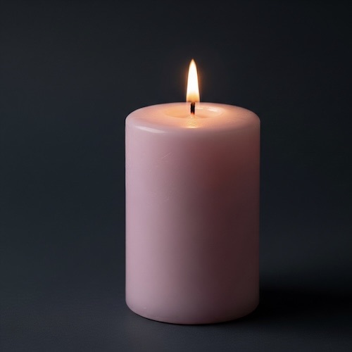 pink candle