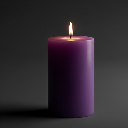 purple candle